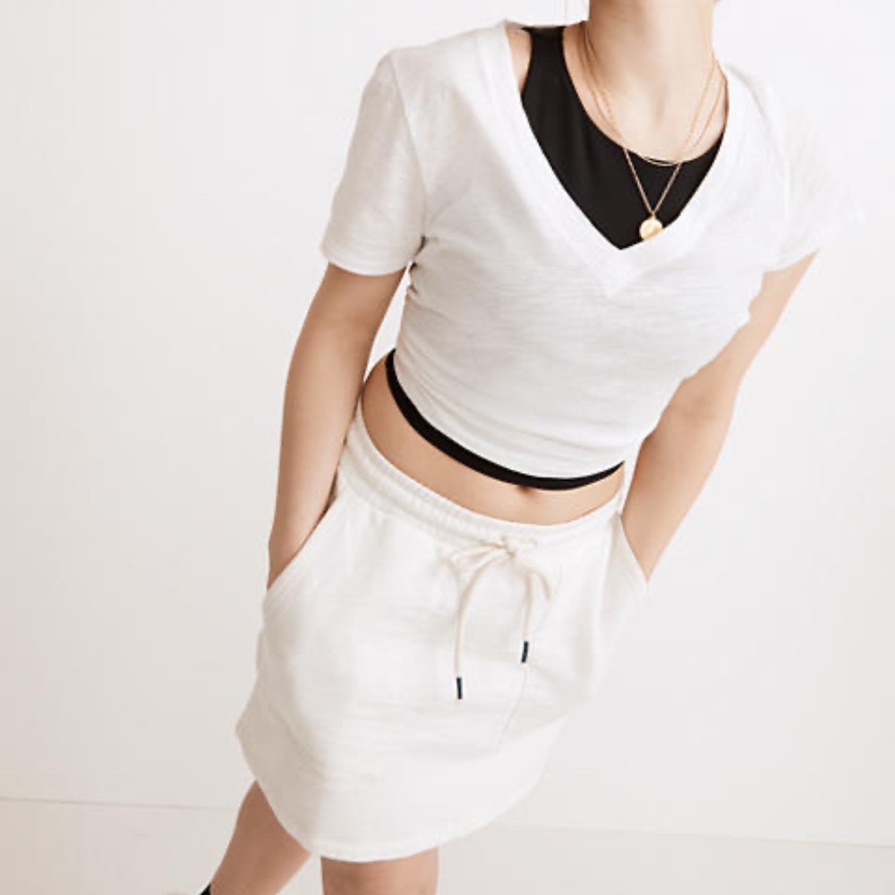 Madewell Pull on Mini Skirt - NWT